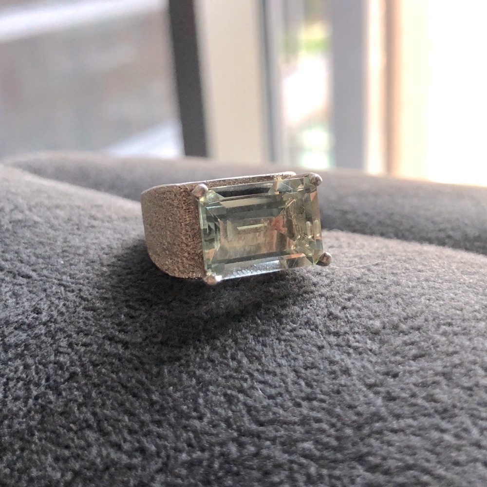 Aquamarine cocktail ring